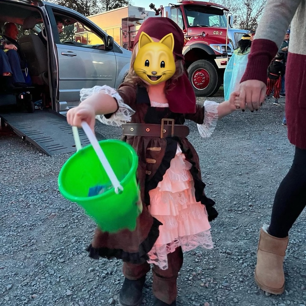 4T Pirate Costume Girls